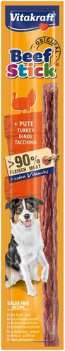 Vitakraft Beefstick Hond Kalkoen hondensnacks zacht