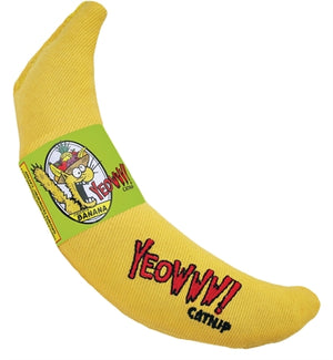Yeowww Banaan Met Catnip kattenspeelgoed 18 cm