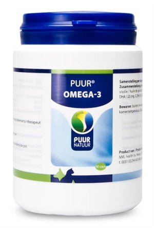 Puur Natuur Puur OMEGA-3 voedingssupplement hond 90 Capsules