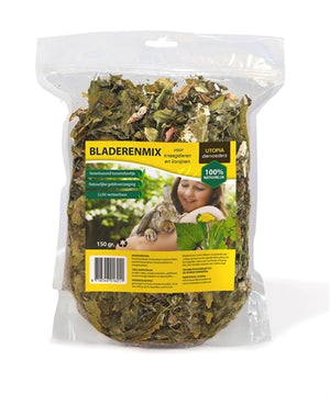 Utopia Bladerenmix knaagdiervoer konijnenvoer 150 gr
