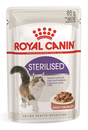 Royal Canin Feline Sterilised in Gravy kattenvoer natvoer 12x85 gr