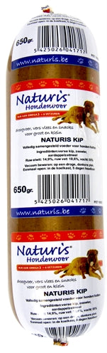 Naturis Houdbaar Kip hondenvoer natvoer 650 gr