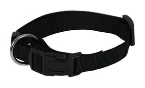 Martin Halsband Basic Nylon Zwart hondenhalsband hondenriem