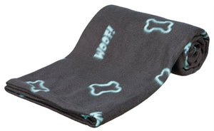 Trixie Barney Fleece Hondendeken Grijs hondenmand 150x100CM