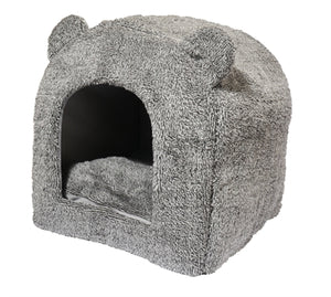 40 Winks Rosewood Kattenmand Iglo Teddy Grijs 38x38x40 cm