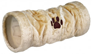 Trixie Kattentunnel Pluche Beige kattenspeelgoed 22x22x60 cm