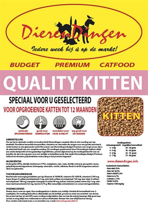 Budget Premium Catfood Quality Kitten kattenvoer droogvoer 15 kg