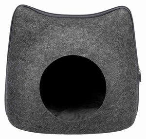 Trixie Relax Iglo Kat Vilt Grijs kattenmand 38x37x35 cm