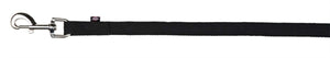 Trixie Hondenriem Sleeplijn Singelband Zwart hondenhalsband nylon