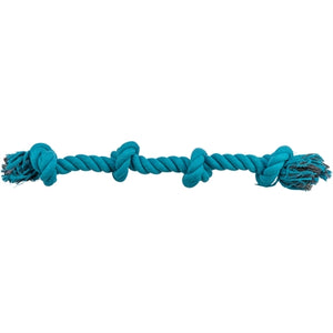 Trixie Flostouw 4-KNOOP Blauw hondenspeelgoed 54 cm