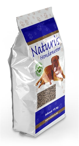 Naturis Brok Geperst Eend hondenvoer droogvoer 15 kg