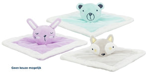 Trixie Junior Knuffeldoekje Pluche Assorti hondenspeelgoed 20x20 cm