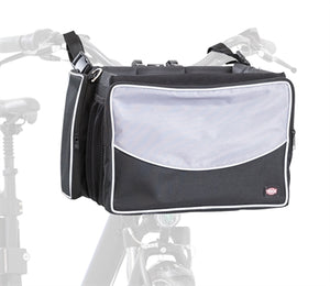 Trixie Fietsmand Voor Aan Stuur Nylon Zwart / Grijs outdoor 41x26x26 cm