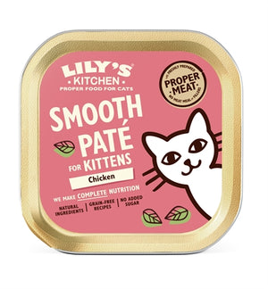Lily's Kitchen Cat Kitten Smooth Pate Chicken kattenvoer natvoer 19x85 gr