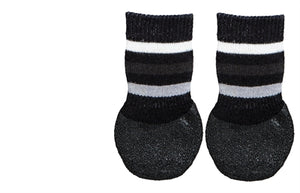 Trixie Hondensokken Anti-slip Met Rubberlaag Rondom Zwart hondenkleding