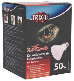 Trixie Reptiland Keramische Infrarood Warmtestraler warmtelamp terrarium 7,5x7,5x10 cm 50 Watt