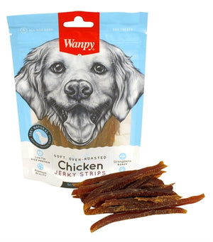 Wanpy Soft Oven-roasted Chicken Jerky Strips kattensnacks zacht