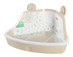 Zolux Hoektoilet Knaagdier Beige knaagdiertoilet 32x25x15 cm