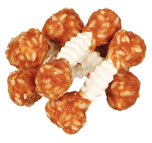 Trixie Denta Fun Chicken Chewing Dumbbells hondensnacks kauwsnack 6 st 100 gr