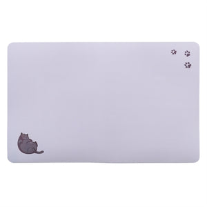 Trixie Placemat Dikke Kat Lila voerbak 44x28 cm