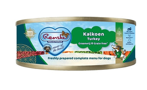 Renske Hond Vers Vlees Kalkoen Graanvrij hondenvoer natvoer 24x95 gr
