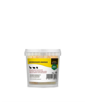 Utopia Gedroogde Ananas snacks 80 gr