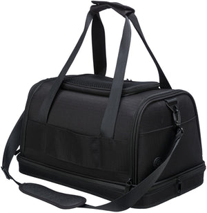 Trixie Vliegtuigtas Plane Zwart hondenbench transportbox 44x28x25 cm