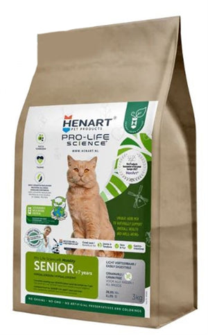 Henart Insect Cat Senior With Hem Eggshell Membrane kattenvoer droogvoer 3 kg