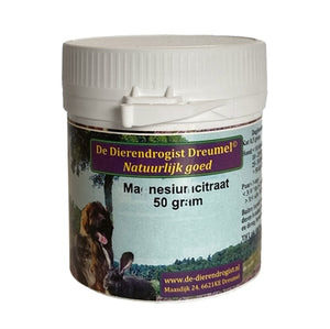 Dierendrogist Magnesium Citraat voedingssupplement hond