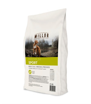 Millor Premium Pressed Adult Sport hondenvoer droogvoer 15 kg