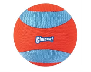 Chuckit Amphibious Mega Ball Oranje / Blauw hondenspeelgoed 12x12x12CM