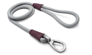 Morso Hondenriem Soft Rope Gerecycled Grey Grijs hondenhalsband 120x1 cm