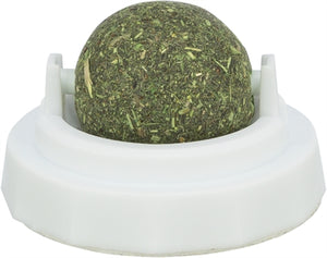 Trixie Catnip Bal Met Houder Zelfklevend kattenspeelgoed 5 cm