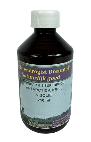 Dierendrogist Krill / Visolie voedingssupplement hond 250 ml