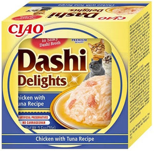 Inaba Dashi Delights Chicken With Tuna Recipe kattenvoer natvoer 70 gr