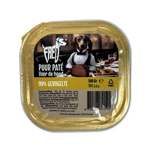 Freds Kuipje Hond Puur Gevogelte hondenvoer natvoer 9x300 gr