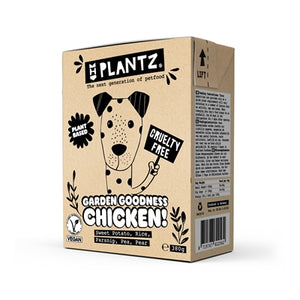 Henart Plantz Garden Goodness Chicken-like Chunks Tetra Pak hondenvoer natvoer 380 gr
