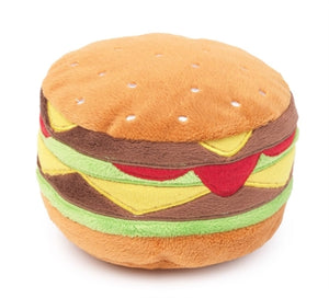 Fuzzyard Hamburger Pluche hondenspeelgoed 9 cm