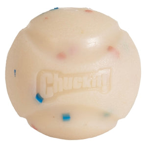 Chuckit Birthday Ball Met Vanillegeur hondenspeelgoed M 6 cm