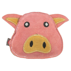 Trixie Varken Leer hondenspeelgoed 19 cm