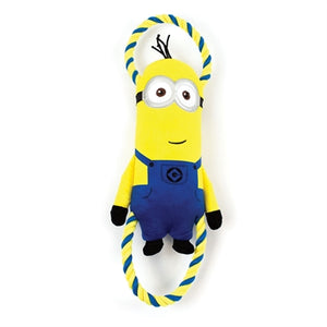 Minions Pluche Minion Kevin Aan Flostouw hondenspeelgoed 46x12x7 cm