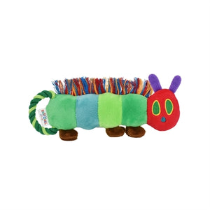 Eric Carle Pluche Rupsje Nooit Genoeg Met Trek Flostouw hondenspeelgoed 23 cm