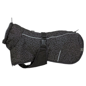 Trixie Hondenjas Limoux Reflect Zwart / Grijs hondenkleding
