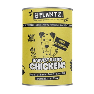 Henart Plantz Vegan Vleesachtige Kip Stukken in Jelly hondenvoer natvoer 400 gr