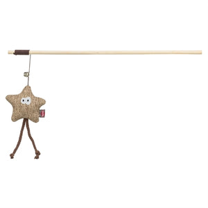 Trixie Kattenhengel Ster Hout / Pluche Met Kattenkruid / Catnip kattenspeelgoed 38 cm