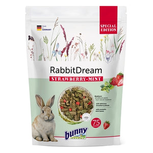 Bunny Nature Konijnendroom Special Edition Strawberry / Mint knaagdiervoer konijnenvoer 1,5 kg