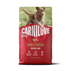 Carnilove Active Adult All Breeds Duck / Pheasant hondenvoer droogvoer