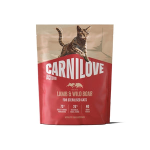 Carnilove Active Adult Sterilised All Breeds Lamb / Wild Boar kattenvoer droogvoer