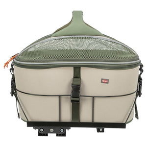 Trixie Fietsmand Voor Bagagedrager Polyester Olijfgroen / Beige outdoor 46x33x40 cm