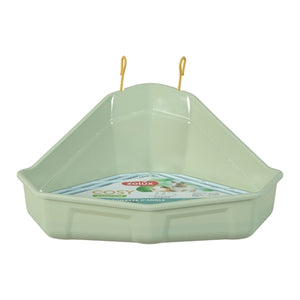 Zolux Hoektoilet Knaagdier Groen knaagdiertoilet 41,5x34,5x19 cm